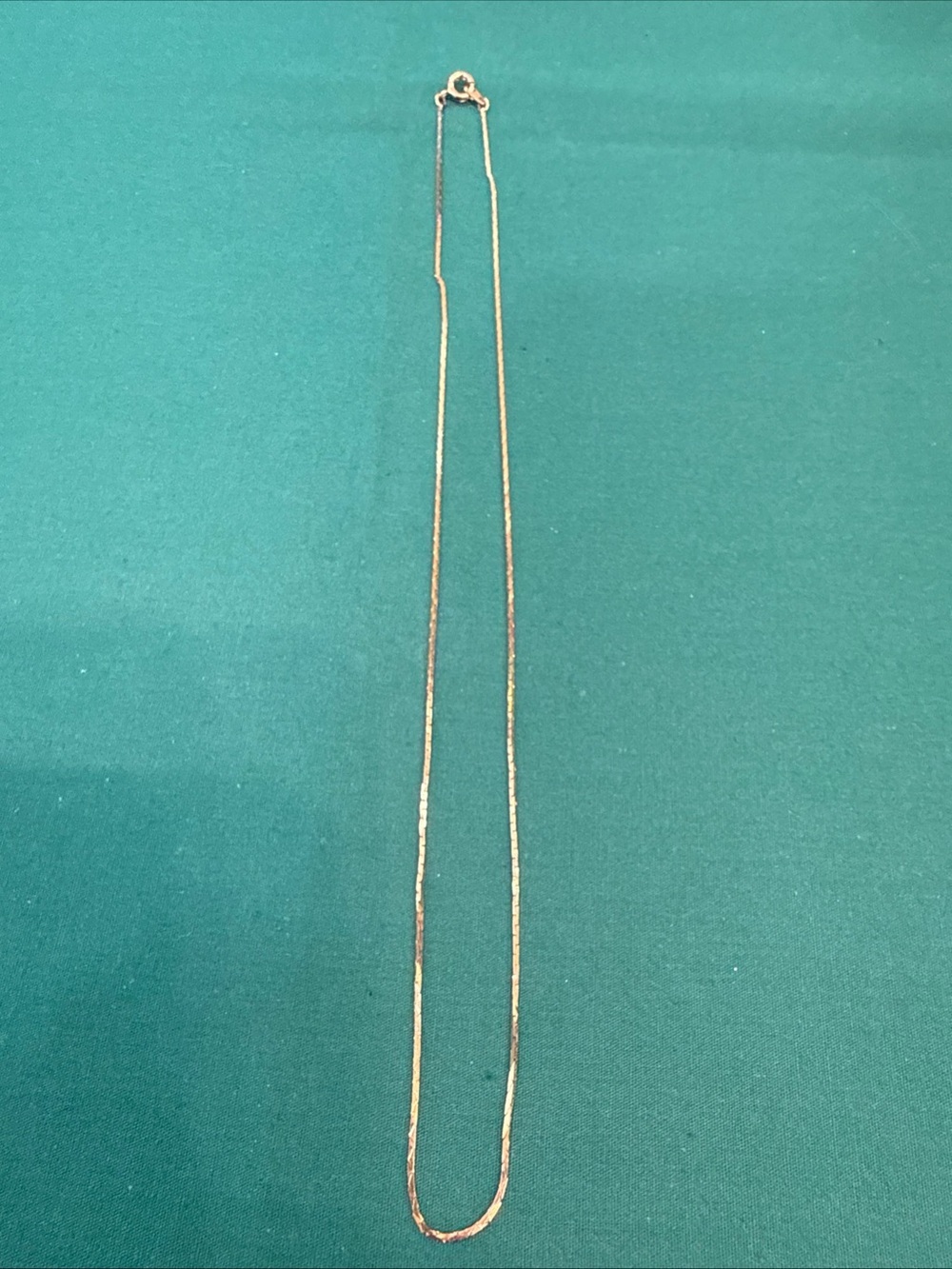Delicate Goldtone Thin Chain Necklace. 94D